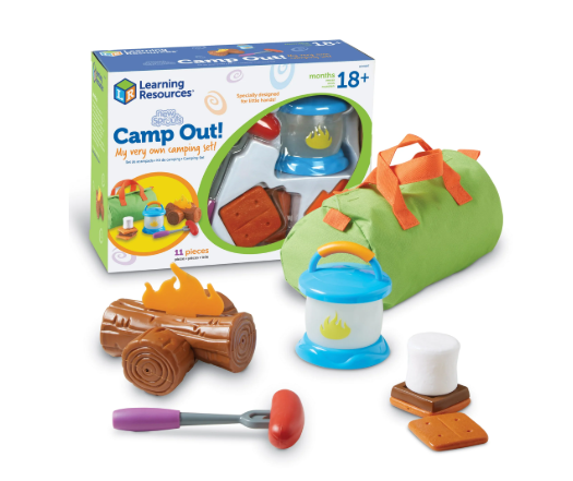 Learning Resources New Sprouts Camp Out! Imaginative Play, Camping Toy, Outdoor Toy Food, Ages 2