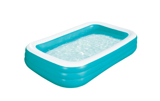 Bluescape 10ft Family Inflatable Swimming Pool, Rectangular, Age 6 & up, Unisex