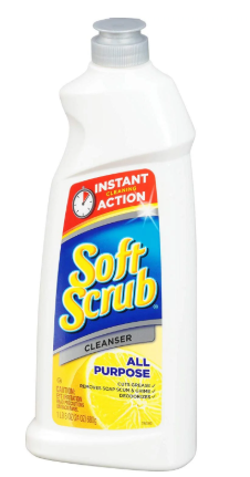 Soft Scrub All Purpose Surface Cleanser, Lemon, 24 Fluid Ounces