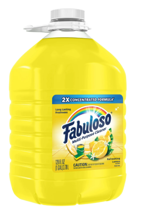 Fabuloso Multi Surface All Purpose Floor Cleaner, Lemon Scent, 128 fl oz