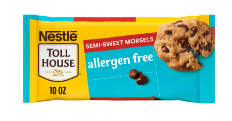 Nestle Toll House Organic Allergen Free Semi-Sweet Regular Chocolate Chips, 10 oz Bag