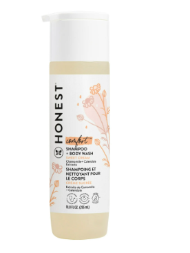 The Honest Company Baby Shampoo + Body Wash, Sweet Cream, Comfort, 10 Fl. Oz.