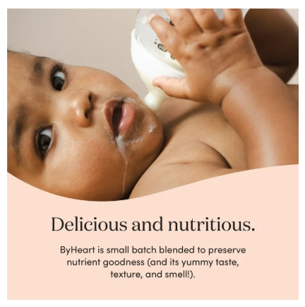 (2 pack) ByHeart Whole Nutrition Powder Infant Formula for 0-12 Months, 24 oz Canister