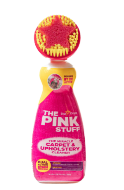 The Pink Stuff Carpet & Upholstery Stain Remover, Oxi Cleaner with Scrubber, 16.9 fl oz