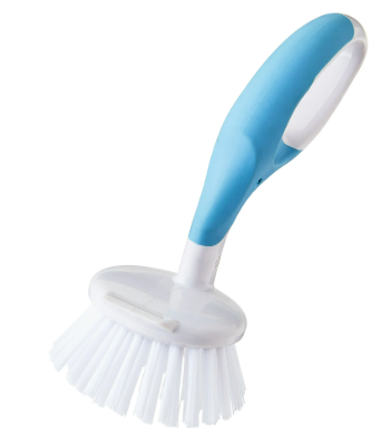 Great Value Non-Slip Grip Small Handy Scrubber, Blue