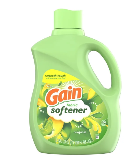 Gain Laundry Liquid Fabric Softener, Original Scent, 100 fl oz, 136 Loads