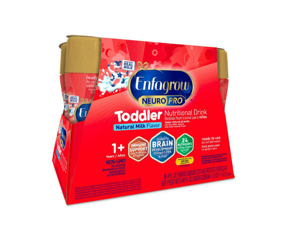 Enfagrow NeuroPro Toddler Nutritional Drink, To Support Picky Eaters, 8 Fl Oz Bottle, 6 Count