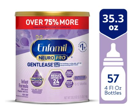 Enfamil Neuro Pro Gentlease Powder Baby Formula, For Premium Digestive Support, 35.3 Oz XL Value Can
