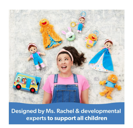 Ms. Rachel Official Surprise Plush Learning Box for Ages 0-2+