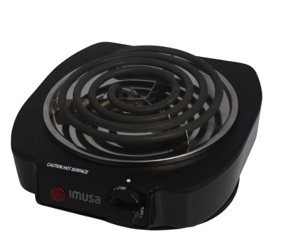 IMUSA Single Electric Burner, Black